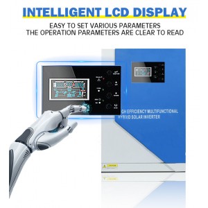 5500W 48V Hybrid Solar Inverter with 80A MPPT Charge Controller