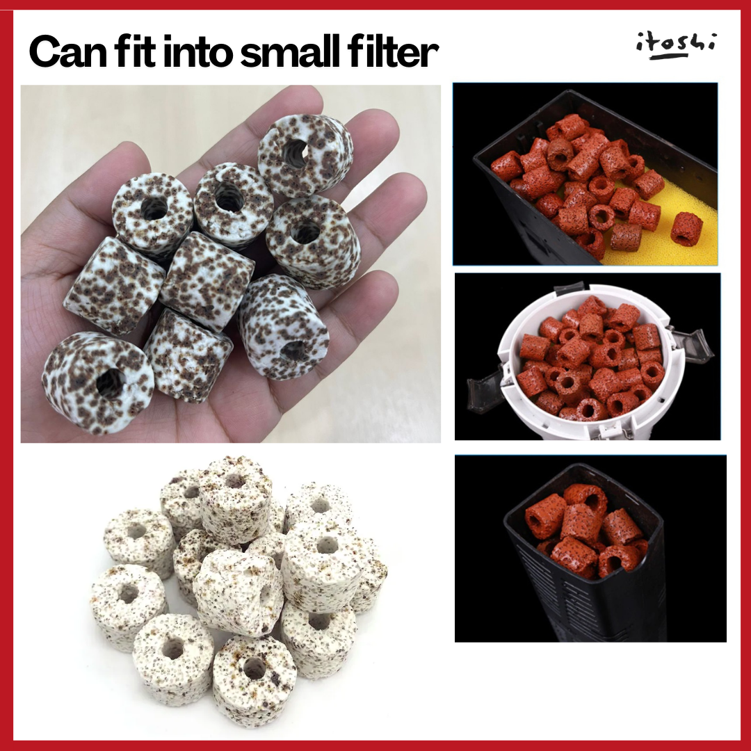 3KG 2KG 1KG High Quality Nano Bio Ring Aquarium Filter Media