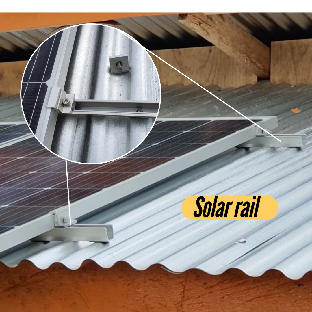 Solar Panel Mounting Set for 4 Panel Installation