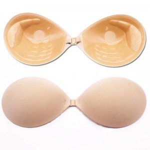 Thick Padded Strapless Backless Push Up Silicon Adhesive Invisible Nude Bra Bralette Non Slip Bra