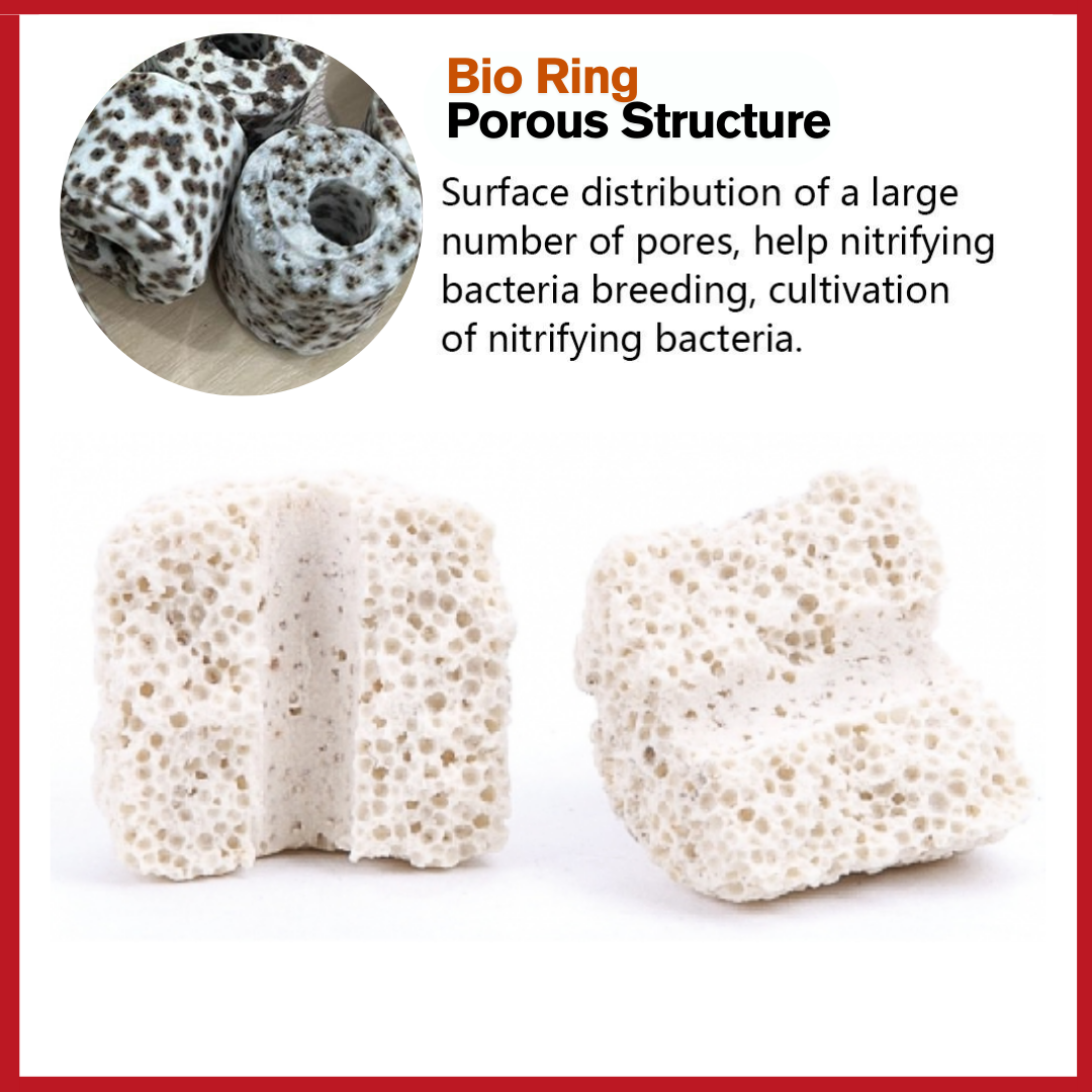 3KG 2KG 1KG High Quality Nano Bio Ring Aquarium Filter Media