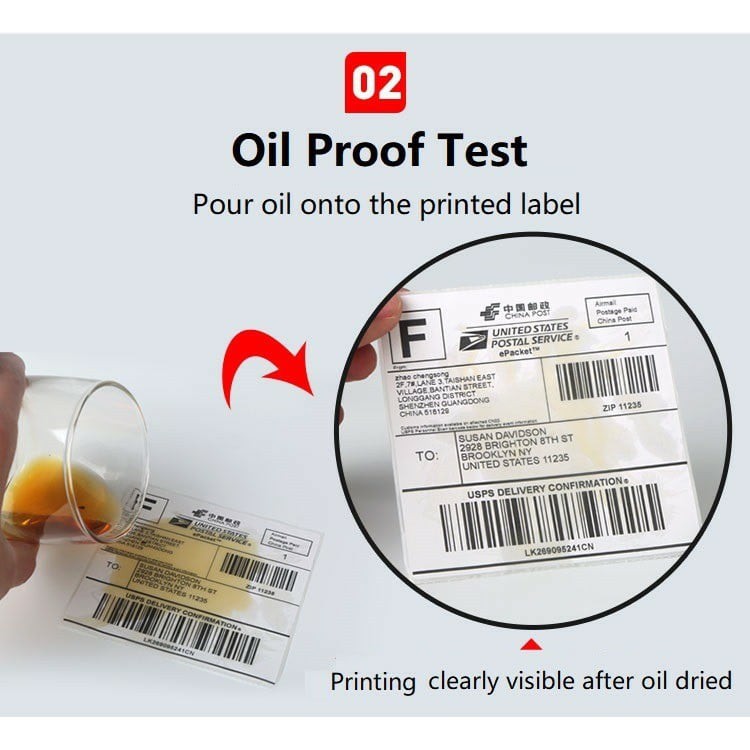2 ROLL A6 Thermal Sticker Paper Triple Proofs Shopee Waybill ...